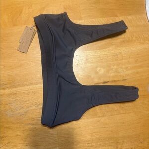 SKIMS Gunmetal bralette NWT